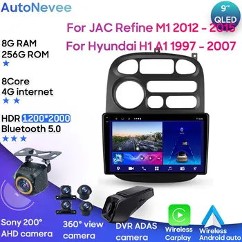 Android Auto Radio Player Multimedia Pentru JAC Rafina M1 2012 - 2015 Pentru Hyundai H1 A1 1997 - 2007 Unitatea GPS Carplay, Android Auto