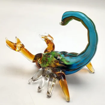 animale din sticlă sticlă de șopârlă carbrite iguana figurine desktop ornament