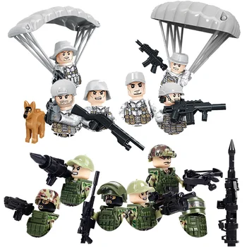 Armata SWAT Forțele Armate de Soldați Cifre Model Arme Tactice Echipamente de Constructii Blocuri de Seturi de Jucării pentru Copii Baieti Bithday Cadouri