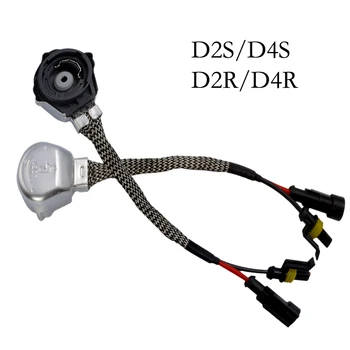ASCUNS de Cablaj Adaptor D2S D2R D2C D4S D4R AMP Adaptor Convertor de Sârmă Conectați Conectorii de Cablu D2S Soclu de Bază Accesorii Auto