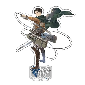 Atac pe Titan Figura Anime Acrilic Model de Jucărie Levi Ackerman Figurine Decor Iubitorii de Ziua Collcet pentru Cadouri