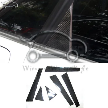 Auto Styling Bc Patch Ornamente pentru Audi A4 B8 B8.5 2009 2010 2011 2012 2013 2014 2015 Ferestre Exterioare Din Fibra De Carbon De Striptease