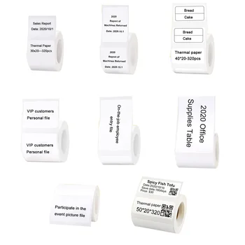 Autocolant De Hârtie Termică Mici Eticheta Pentru Niimbot B21 Lipicios, Rezistent La Apa Oilproof Scratchproof Alimentare Hârtie De Imprimantă De Buzunar