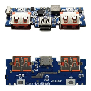 Baterie de litiu, Încărcător de Bord LED Dual USB 5V 2.4 a Micro/Type-C USB Mobile Power Bank 18650 Modulul de Încărcare
