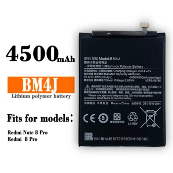 BM4J 4500mAh Baterie Reîncărcabilă Pentru Xiaomi Redmi Nota 8 Pro 8Pro Telefon Înlocuire Baterii Li-ion + Instrumente Gratuite