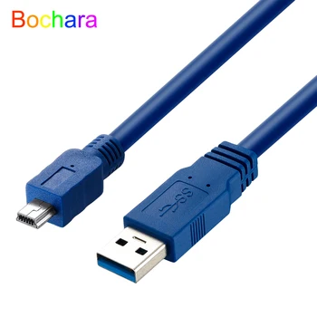 Bochara USB 3.0 de Tip a Male Mini 10Pin de sex Masculin Cablu de Date Dual de Protectie(Folie+Împletite) 30cm, 60cm 1m 1,5 m 1,8 m 3m 5m