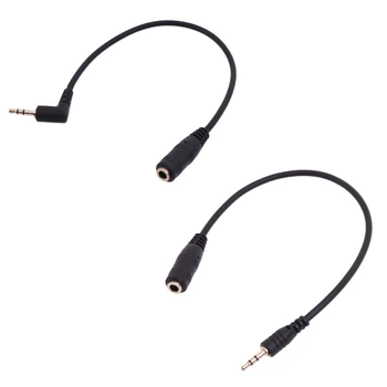 Cablu Aux 2.5 mm tata 3.5 mm de sex Feminin Cablu pentru Smartphone Mașină Vorbitor T21A