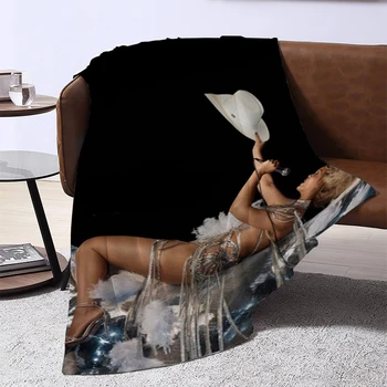 Canapea Pături pentru Paturi Beyonce Renașterii Fleece Pătură Anti-rupere cu Blană Mașină de spălat Iarna Arunca Moale Pufos Pat Copil