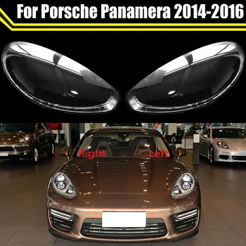Capac Pentru Faruri Pentru Porsche Panamera 2014 2015 2016 Masina Lentile De Sticlă Far Transparent Abajur Lampa Shell Lumini De Locuințe