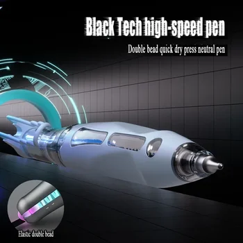 Capsulă spațială Negru Tehnologie de Moda Uscare Rapidă Pix Doar pentru Elev Examene Semnătura Pen