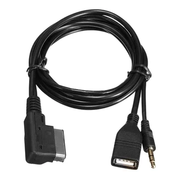 Car Audio Cablu USB Masina Cablu de Conversie Pentru A1 A3 A4L A5 A6L A8 Q3 Q5 Q7 TT Cu AMI Interfață Cu MDI-CUTIE Interfață Piese
