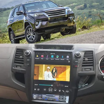 Carplay Tesa - Ecran Android 9.0 Player Pentru Toyota Fortuner Hilux 2008 2009 2010 2011 2012-2015 GPS Navi Radio Stereo Unitatea de Cap