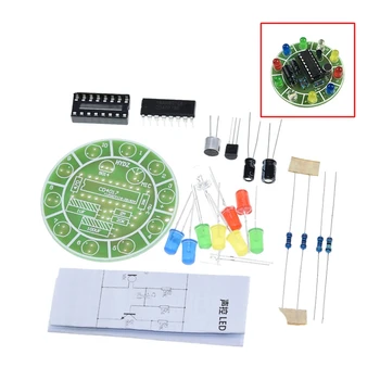 CD4017 colorate voice control rotativ LED diy kit electronic de fabricație piese de schimb Laborator de student Instrument de Educație