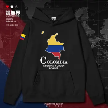 Columbia Hartă Națională a Republicii Columbia mens hoodies îmbrăcăminte bărbați imprimate maneca lunga, haine de Blana toamna iarna