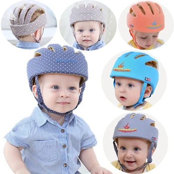 Copilul Pălărie Copil de Siguranță de Protecție pentru Sugari Casca pentru Copii de 1-3 Ani Băieți Fete Pălării Reglabil Anti-Coliziune pentru Copii Capac
