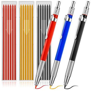 Creion Mecanic Din Metal Marker, Built-In Ascuțitoare Pentru Montator Conducte, Din Oțel Fabricarea De Tamplarie