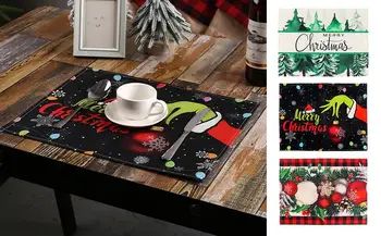 Crăciun Placemats de luat Masa decor de Masă Decorative, fețe de masă petrecere elemente de recuzită de Vacanță de Sezon decor Restaurant accesorii