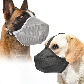 Câine De Companie Botnițe Reglabil Respirabil Gura Câine Acoperire Anti Coaja Musca Plasă De Câini Gura Bot Masca Pentru Câini
