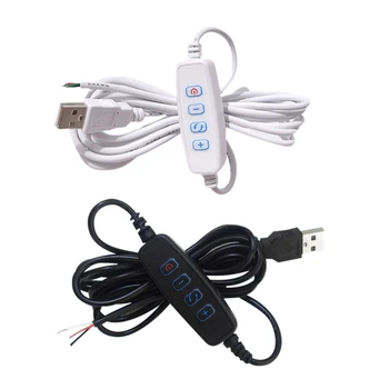 DC5V LED Dimmer USB-Port Liniile de Alimentare Cu ON/OFF Adaptor
