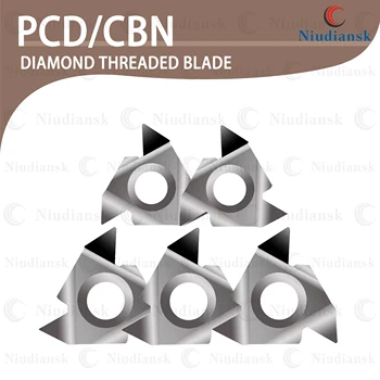 De înaltă calitate de Diamant PCD CBN Plictisitor Lame TBGT060104/TPGH08/090204/110304/16T304 Gaura Interioara Instrument de Precizie, Nitrură de Bor Lame