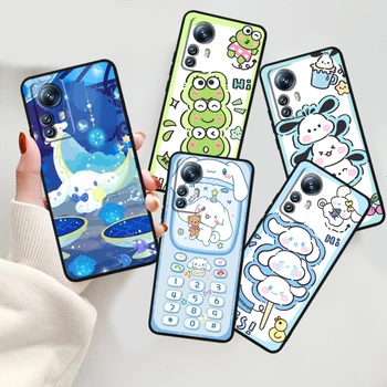 Desene animate Sanrio Hello Kitty Pentru Xiaomi Mi 13 12T 12 11T 11i 11 A3 10T 10 CC9E 9 Pro Lite Ultra 5G Capac Negru Caz de Telefon
