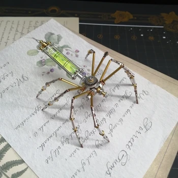 DIY Metalice de Asamblare Spider Model Kit Steampunk Mecanice Insecte Puzzle Păianjeni Jucărie Puzzle-uri 3D Jucarii pentru Copii Adulți Cadou