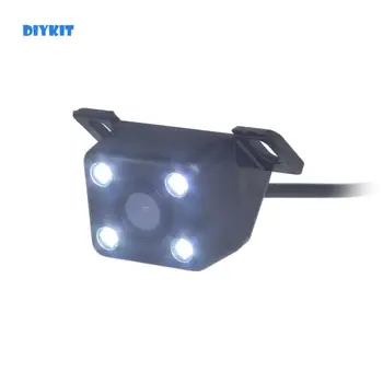 DIYKIT 120 de Grade Unghi Larg Impermeabil Masina Inversa LED de Culoare Viziune de Noapte din Spate Vedere aparat de Fotografiat Auto pentru Parcare Sistemul de Asistență