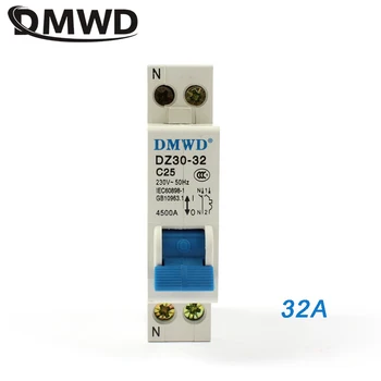 DMWD DPN mini DZ30-32 1P+N 32A 220V 230V 50HZ 60HZ Curent Rezidual Circuit Breaker Mini Circuit breaker ruperea cablului