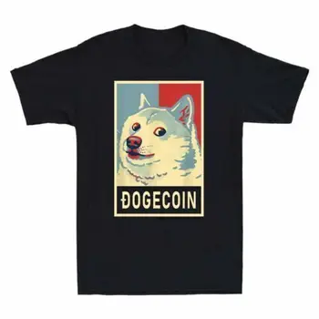 Dogecoin Doge Coin Pentru Luna Cryptocurrency Cadou Amuzant Câine Men ' s T-Shirt, Tee mâneci lungi