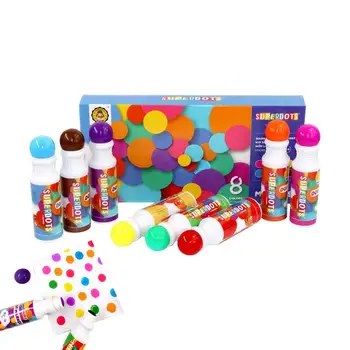Dot Markeri Kit Regulat Și Poate Fi Ștearsă Dot Markere Lavabile Erasable Pixuri De Colorat Pentru Toddler Activități De Artă Punct Regulat, Markeri