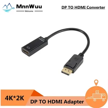 DP la HDMI compatibil 4K Cablu PC DisplayPort la HDMI compatibil cu Mini-Proiector Projetor TV Monitor de Televiziune 1.4 Pentru Laptop hp