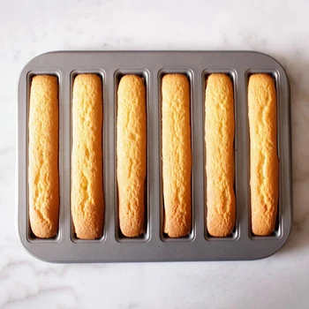 Durabil Non-Stick Biscuit Stick Mucegai Tort Tava de Copt din Otel Carbon Tort Pâine Mucegai Mini 3D Cilindru Tort Mucegai Durabil