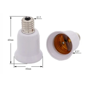 E17 Lampă Soclu pentru bec E27 LED Halogen Bec CFL Adaptor