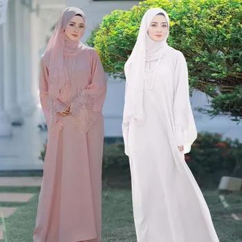 Eid Musulman Abaya Femei Hijab Rochie De Rugăciune Îmbrăcăminte Jilbab-Ul Abaya Mult Khimar Acoperire Completă Ramadan Rochie Abayas Malay, Indoneziană Rochie