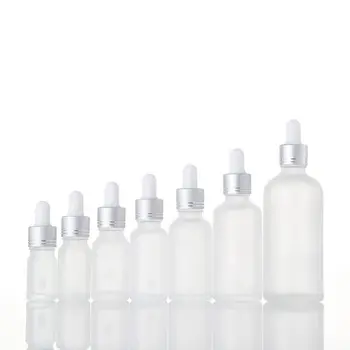 En-gros de Sticlă Goale 30ml Ulei Esential de Sticlă Mată Dropper Oală 1OZ Femei Cosmetice Container de 30 de Grame Refillabe sticla
