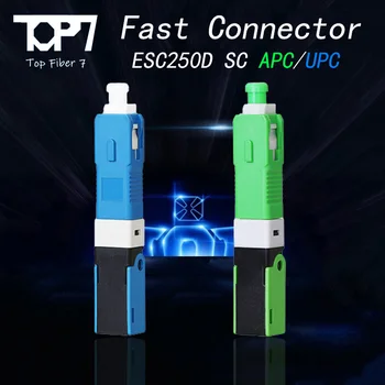 ESC250D Rapid Conector FTTH SC UPC APC Optice Fibra de conectare Rapidă SC FTTH de Fibre Optice Încorporate