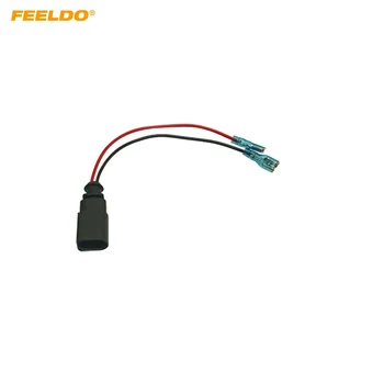 FEELDO Mașină Specială Singur Difuzor Plug Cablu Adaptor Pentru Volkswagen Audi Skoda Porsche Benz BMW Marele Zid Conectori de Sârmă