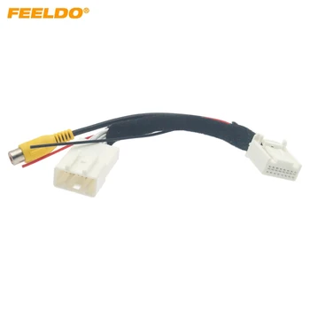 FEELDO Parcare Spate Camera Video Plug Convertor RCA Cablu Pentru Toyota 16PIN de Parcare Inversă Fir Adaptor