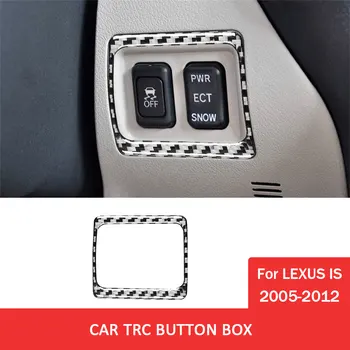 Fibra de Carbon Mașină TRC Comuta Cadru Panou Ornamental Autocolant pentru Lexus ESTE 2005-2012 Decor Acoperi Auto Accesorii de Interior