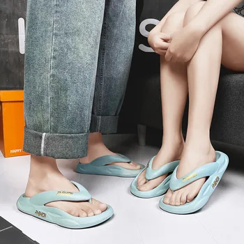 Flip Flops Om Femeile Vacanțe Pe Litoral Confortabil Trendy De Mari Dimensiuni Casual În Aer Liber, Papuci De Casă Stil Coreean Pantofi Pantuflas Verano