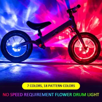 Flower Drum Neted Plimbare În Condiții De Siguranță Și De Distracție, Inovatoare De Design De Lumini Colorate Exercițiu Și Să Se Joace Led Roata Aluneca Scuter Echilibru Scuter