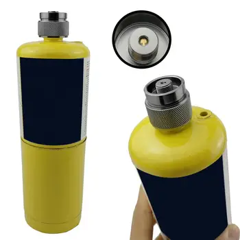 Formă cilindrică pentru Gaz Propan Poate Accesoriu Valve din Aliaj de Aluminiu Portabil Arzător pentru Gaz Propan Poate