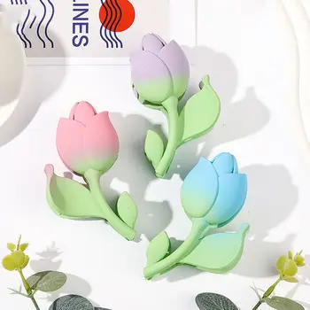 Franceză Geometrice De Gheare De Păr Temperament Stil Coreean Ac De Păr De Sex Feminin De Păr Accesorii De Par Floare Stick Tulip Gheare De Păr