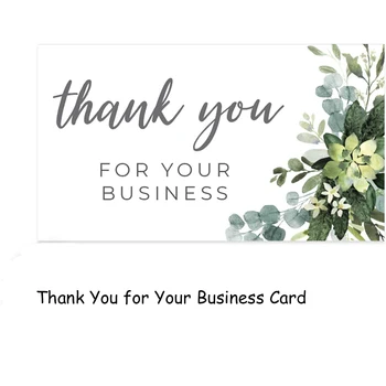 Frunze Florale Note Mulțumesc Carduri cu plic autocolante 10-30 buc Invitatii de Gol interior Felicitari cărți poștale Card Cadou