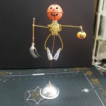 Halloween Dovleac Sperietoare DIY Metalice de Asamblare Steampunk Model Kituri Mecanice 3D Puzzle Jucării pentru Copii, Adulti, Cadouri de Vacanță