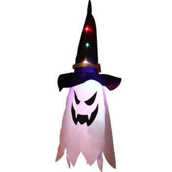 Halloween Pălărie de Vrăjitor Fantomă Agățat Lumini Rafinat lucrate Manual Agățat Fantoma Bantuita Casa de Decorare