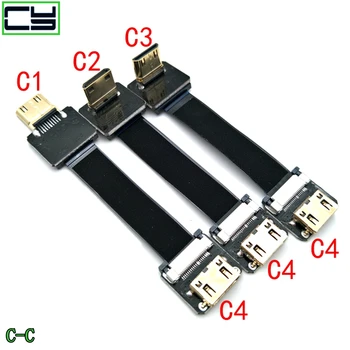 HD-compatibil cablu flexibil fotografie aeriană FPV sârmă plat, Mini HD-cablu conector plăcintă cu zmeură universal cot HD linie