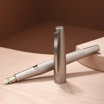 Hongdian 6013s Metal Stilou Cerneală Pen Peniță EF de Afaceri Excelente de Birou rechizite de Scris de Lux cadou de papetărie pixuri