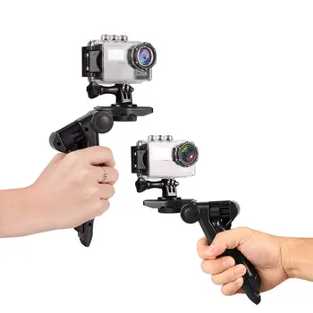 Hot Nou Handheld Prindere Stabilizator Video Telefon Suport Trepied Selfie Stick Mâner Universal Mini Pistol De Masă De Călătorie