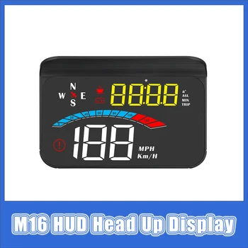 HUD Head Up Display GPS Vitezometru Digital Auto Consumul de Combustibil Auto Smart Manometru cu Viteza de Alarmă pentru Toate Masinile Proiector